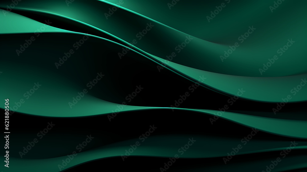Abstract Dark Green curve shapes background. luxury wave. Smooth and clean subtle texture creative design. Suit for poster, brochure, presentation, website, flyer. vector abstract design element Abstract Dark Green curve shapes background. luxury wave. Smooth and clean subtle texture creative design. Suit for poster, brochure, presentation, website, flyer. vector abstract design element