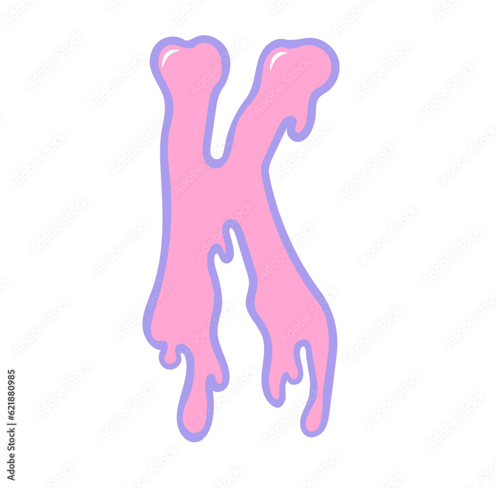 Creepy cute pastel goth halloween dripping alphabet letter Creepy cute pastel goth halloween dripping alphabet letter