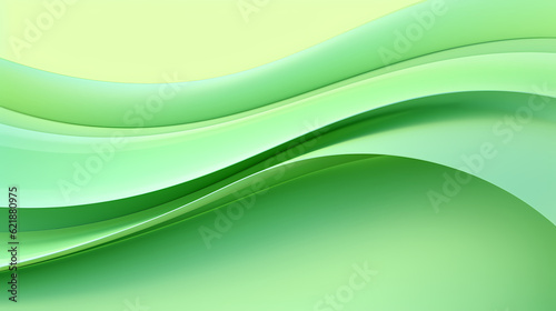 Abstract Light Green curve shapes background. luxury wave. Smooth and clean subtle texture creative design. Suit for poster, brochure, presentation, website, flyer. vector abstract design element