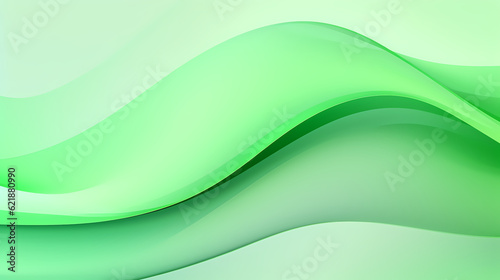 Abstract Light Green curve shapes background. luxury wave. Smooth and clean subtle texture creative design. Suit for poster, brochure, presentation, website, flyer. vector abstract design element