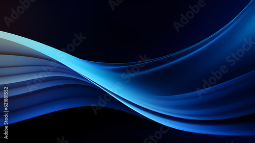 Abstract Dark Blue curve shapes background. luxury wave. Smooth and clean subtle texture creative design. Suit for poster  brochure  presentation  website  flyer. vector abstract design element
