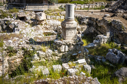 Quadro em tela bethesda pools, ruins, jerusalem, israel, ancient, middle east
