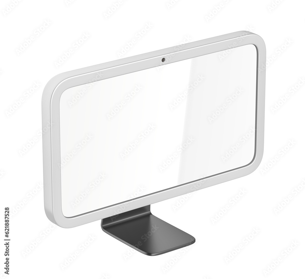 Photography Poster Simple widescreen computer monitor on transparent ...