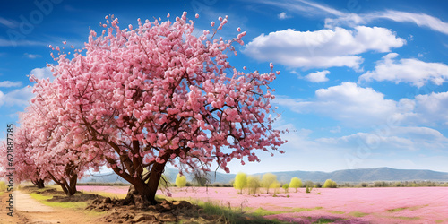 Sakura Serenade: Witness the Enchanting Beauty of Cherry Blossoms Awe-Inspiring Sakura Spectacle: Nature's Paintbrush Unleashed The Pink Symphony: Sakura Cherry Blossoms Grandeur Ai Generated 