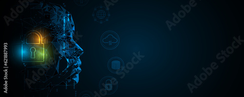 Conceptual technology illustration of artificial intelligence