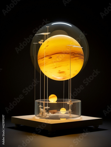 Wallpaper Mural Lampada futuristica ispirata ai pianeti Torontodigital.ca