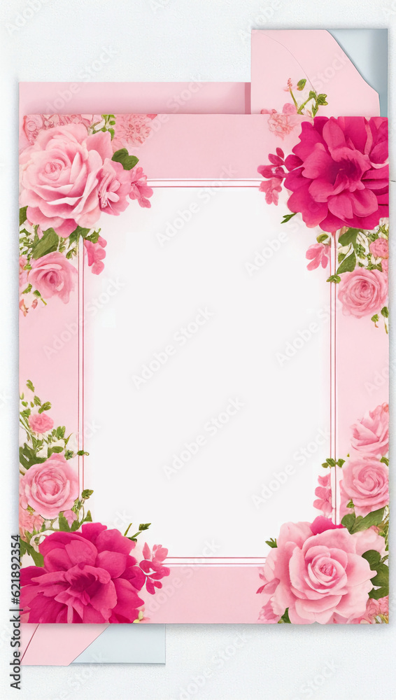 Obraz premium Floral Invitation