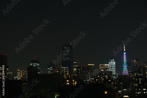 Night view of Tokyo Tower