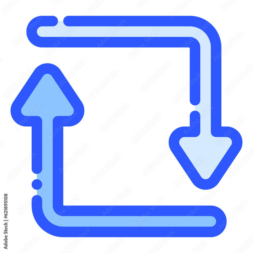 repeat icon in bluetone style repeat icon in bluetone style