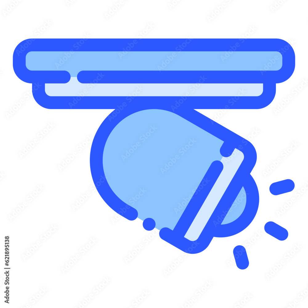 spotlight icon in bluetone style spotlight icon in bluetone style