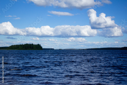 Lake at summer in Finland