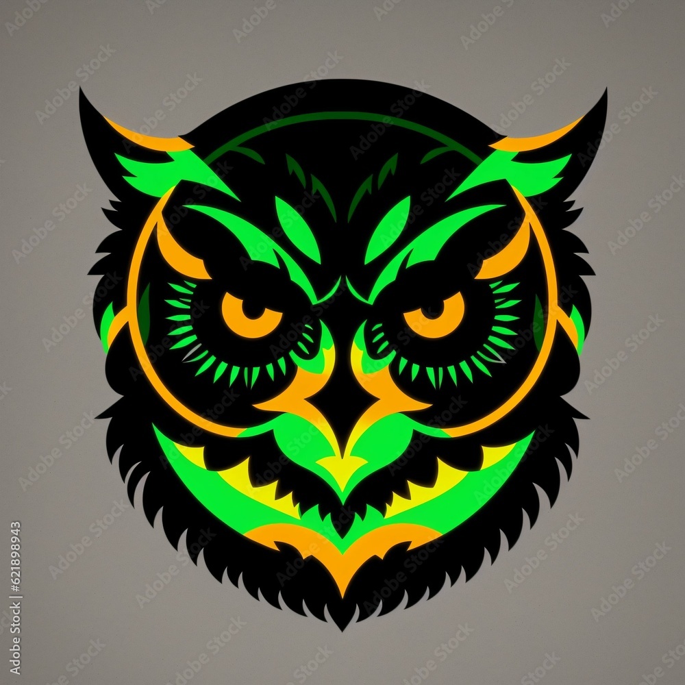 Esport Team Logo Design, Owl Symbolt Generated by AI Esport Team Logo Design, Owl Symbolt Generated by AI