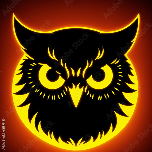 Esport Team Logo Design, Owl Symbolt Generated by AI photo