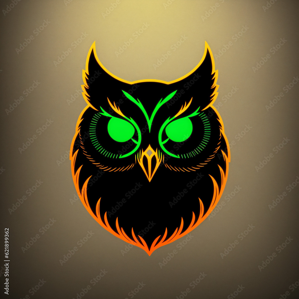 Esport Team Logo Design, Owl Symbolt Generated by AI Esport Team Logo Design, Owl Symbolt Generated by AI
