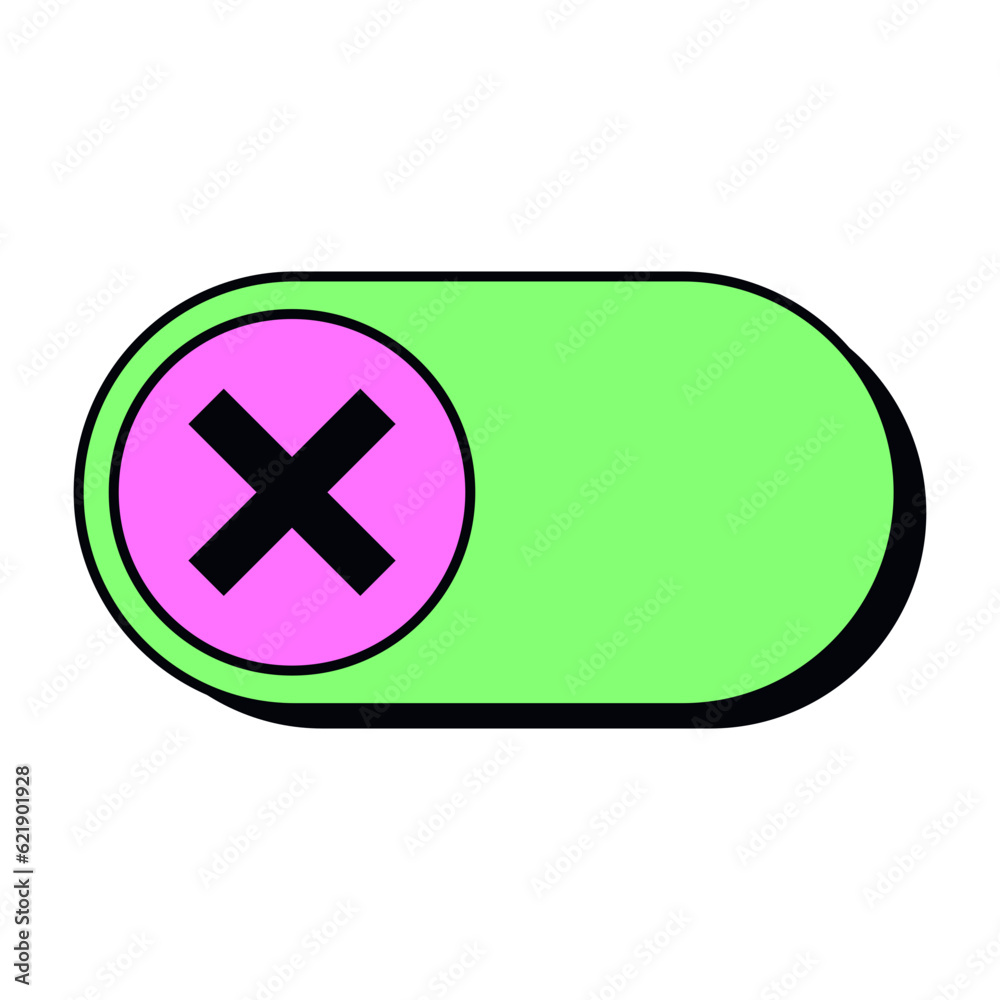 Obraz premium Retro Button Element