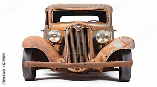 Rusty old-timer car