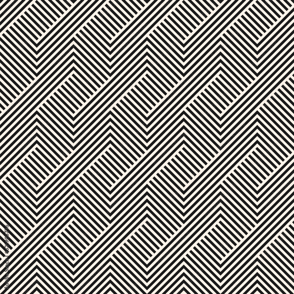 Vector geometric lines monochrome pattern. Abstract graphic striped ornament. Simple geometrical black and white quirky stripes, zigzag shapes. Modern linear background. Sport style repeat geo design Vector geometric lines monochrome pattern. Abstract graphic striped ornament. Simple geometrical black and white quirky stripes, zigzag shapes. Modern linear background. Sport style repeat geo design