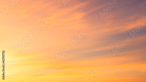 orange sky background