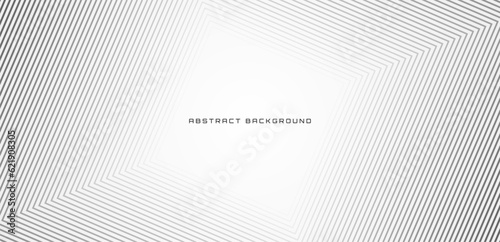 White minimalist techno abstract background overlap layer on bright space with stripes decoration. Modern graphic design element square style concept for banner, flyer, card, or brochure cover