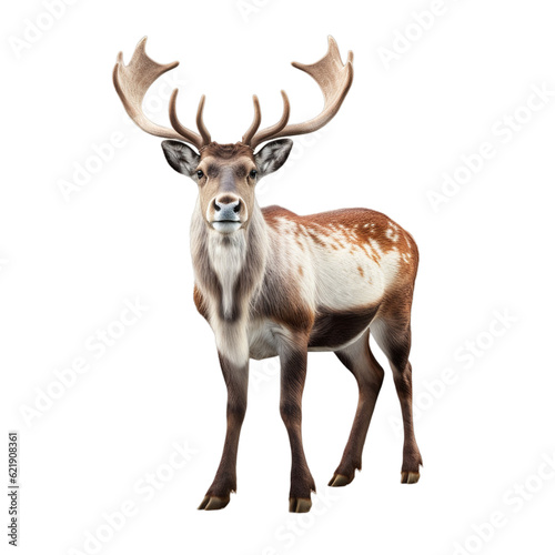 Isolated PNG cut out of a Christmas reindeer, Generative ai © Deep Ai Generation