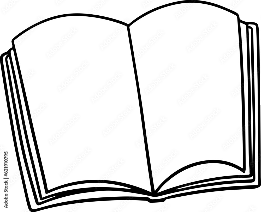 hand drawn book illustration.