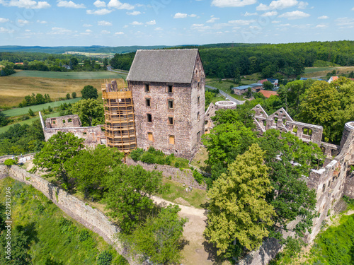 The Gothic castle of Świna in Lower Silesia near Bolkow. Poland photo