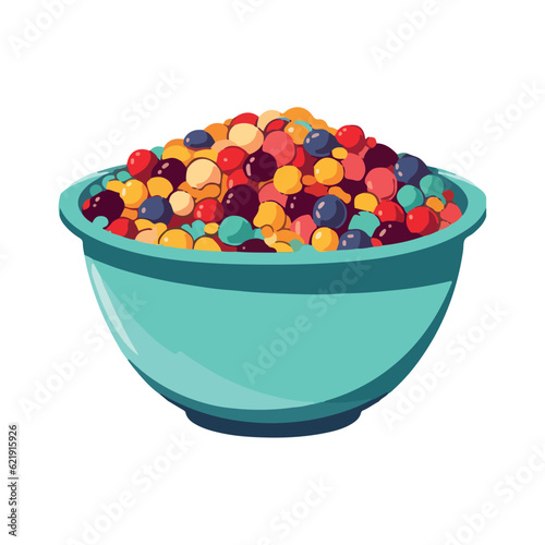 Fresh candies in a cute basket design