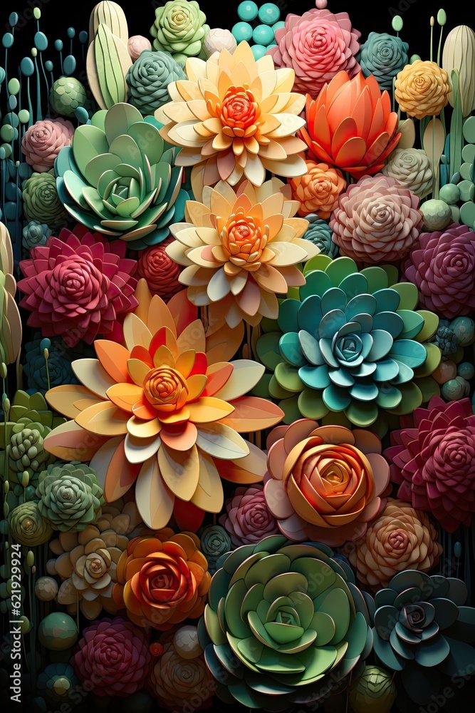 cactus flowers background colorful cactus flowers background colorful