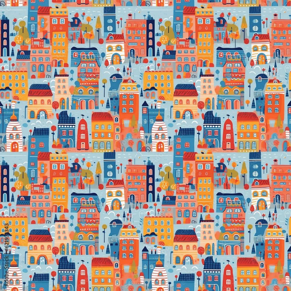 Obraz premium City Background Generative AI