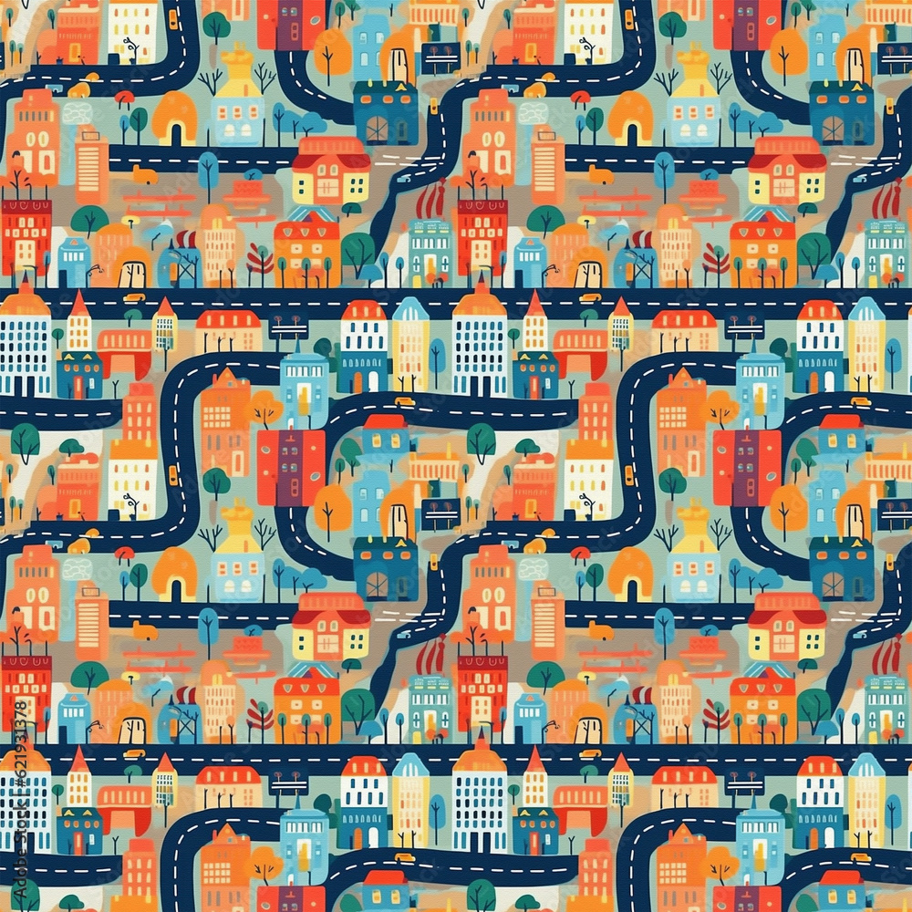City Background Generative AI City Background Generative AI