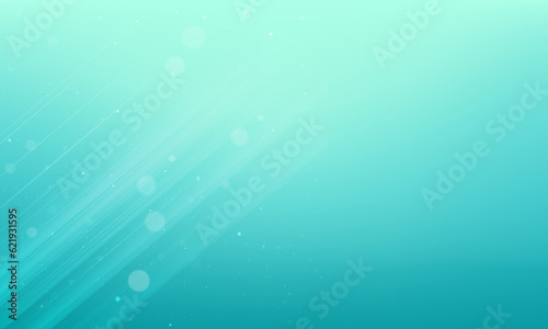 Aqua motion lines bokeh background, advertisement, printing template, decoration wallpaper. Teal stripped background.