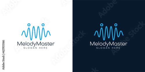 Harmonious Hub Melody Mastery Logo Templates for Community