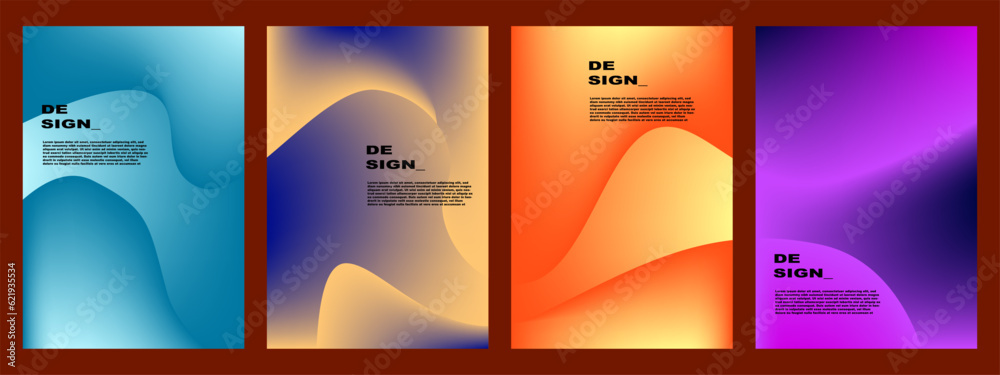 abstract colorful background with gradient, for banner, poster, template, flyer, brochure, design, card, etc