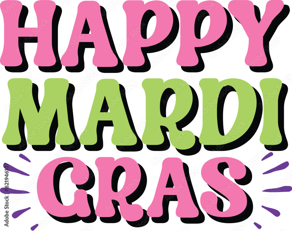 Retro Mardi Gras Svg Retro Mardi Gras Svg