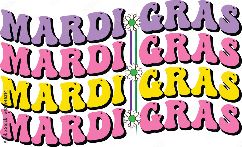 Retro Mardi Gras Svg Retro Mardi Gras Svg