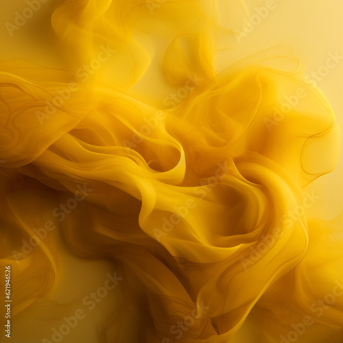 Yellow smoke pattern background