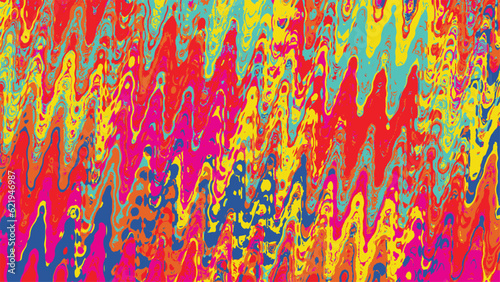 abstract psychedelic colored paint strokes texture background