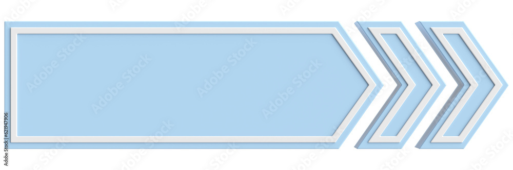 Next button. Continue button. 3D illustration. Next button. Continue button. 3D illustration.