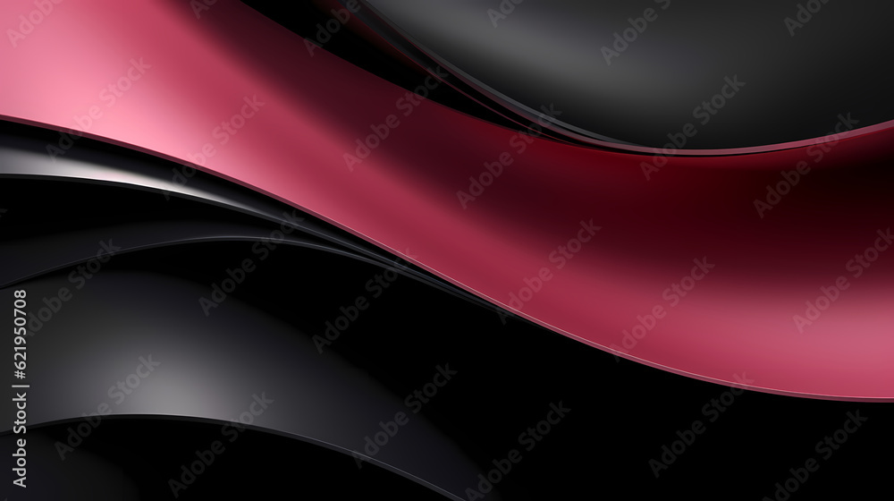 Abstract Black Pink curve shapes background. luxury wave. Smooth and clean subtle texture creative design. Suit for poster, brochure, presentation, website, flyer. vector abstract design element Abstract Black Pink curve shapes background. luxury wave. Smooth and clean subtle texture creative design. Suit for poster, brochure, presentation, website, flyer. vector abstract design element