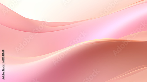 Abstract Pink Gold curve shapes background. luxury wave. Smooth and clean subtle texture creative design. Suit for poster, brochure, presentation, website, flyer. vector abstract design element