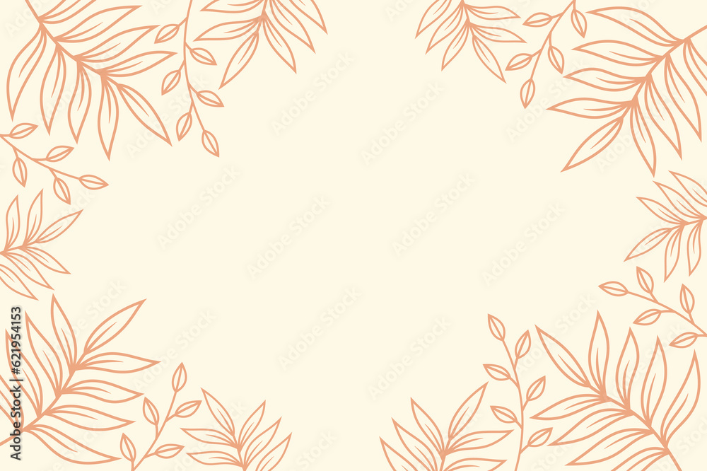 custom made wallpaper toronto digitalIllustration Vector Graphic of Aesthetic Background Template with Luxury Nature Theme. Border Template with Luxury Style. Simple and Minimalist Background Template.