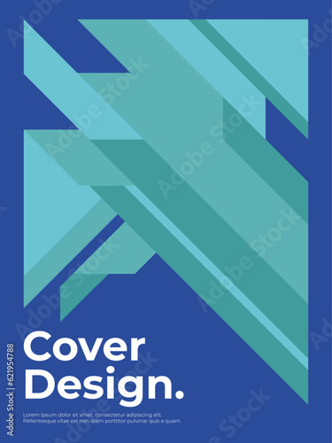 Abstract Geometric Pattern Background, Vector Circle, Triangle And Square Lines Color Art Design.