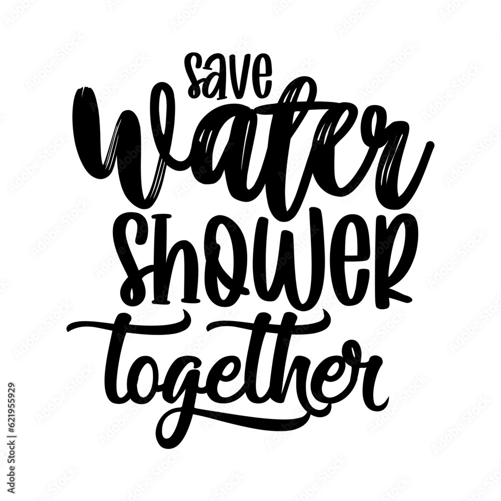 save water shower together svg file