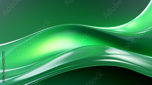 Abstract dark green curve shapes background. luxury wave. Smooth and clean subtle texture creative design. Suit for poster  brochure  presentation  website  flyer. vector abstract design element