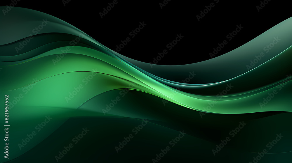 Abstract dark green curve shapes background. luxury wave. Smooth and clean subtle texture creative design. Suit for poster, brochure, presentation, website, flyer. vector abstract design element Abstract dark green curve shapes background. luxury wave. Smooth and clean subtle texture creative design. Suit for poster, brochure, presentation, website, flyer. vector abstract design element