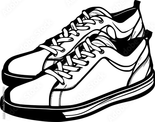 vector illustration of shoes