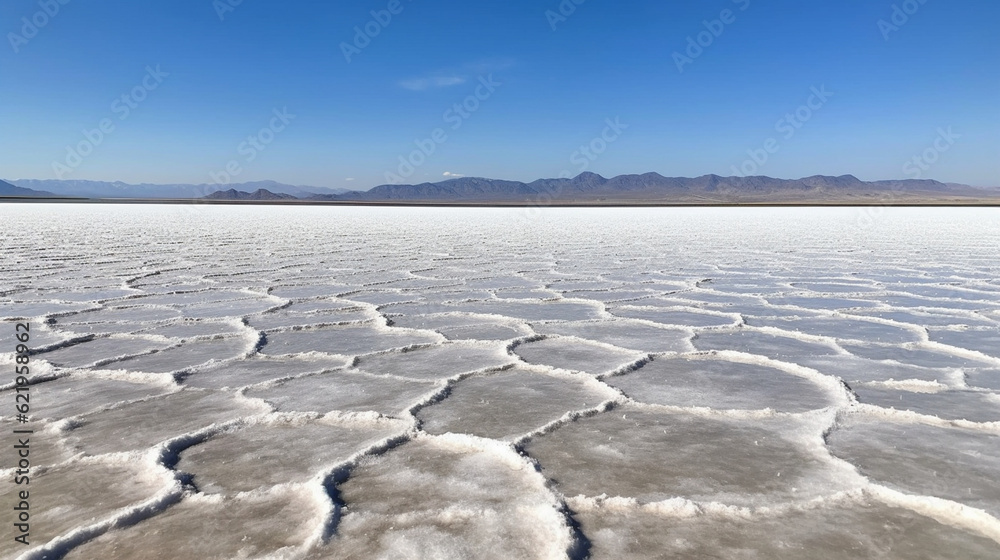 Ice on the lake Generative AI
