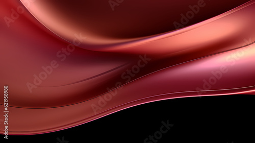 Abstract dark red gold curve shapes background. luxury wave. Smooth and clean subtle texture creative design. Suit for poster  brochure  presentation  website  flyer. vector abstract design element