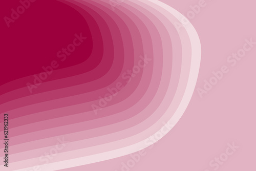 Gradient Topography Smooth layered shapes  Red Background