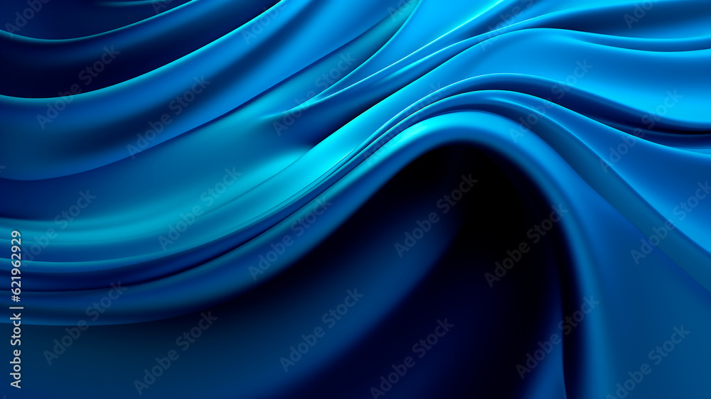 Surface background with wavy line. Abstract blue color wallpaper. Generative AI Surface background with wavy line. Abstract blue color wallpaper. Generative AI